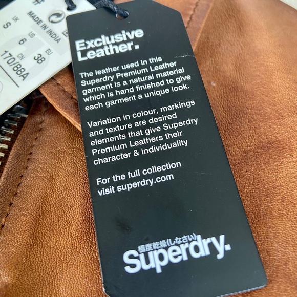 Genuine Leather Jacket - SuperDry - Picture 6 of 11